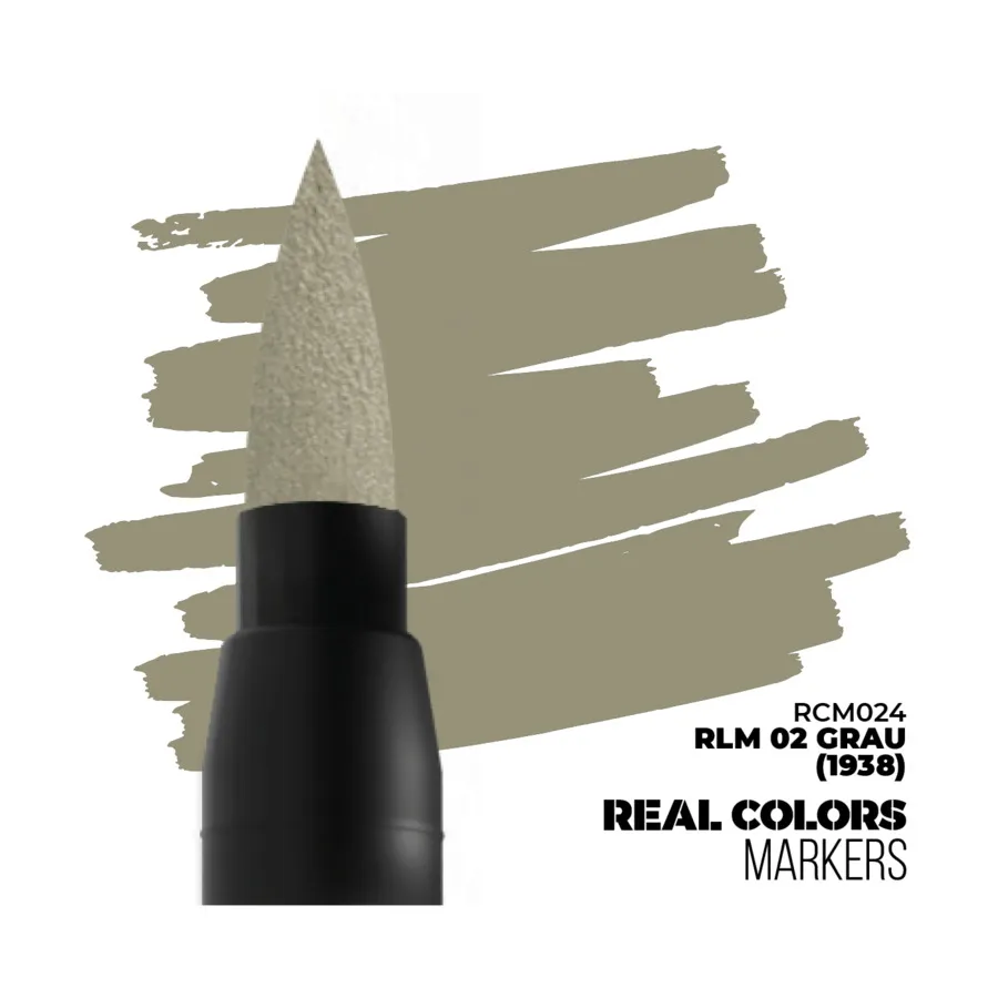 RLM 02 Grau (1938) RC Маркер, Real Color Markers
RLM 02 Grau (1938) RC Маркер, Real Color Markers
