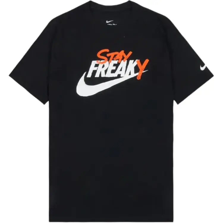 Футболка мужская черная Nike, черный 
Футболка мужская черная Nike, черный