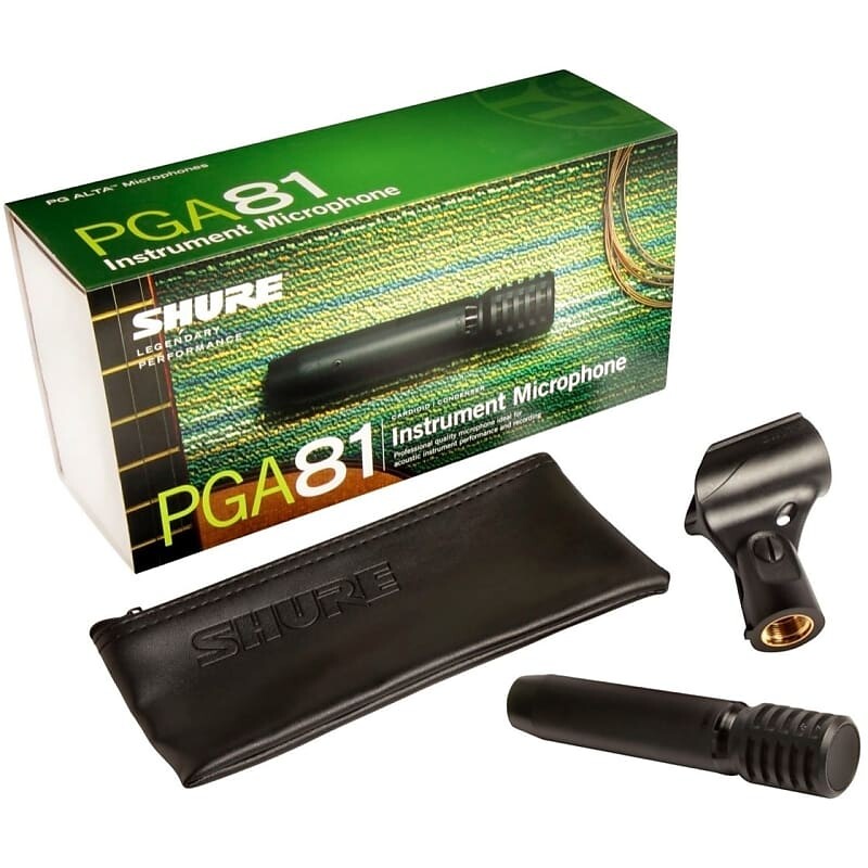 Конденсаторный микрофон Shure PGA81-XLR
Конденсаторный микрофон Shure PGA81-XLR