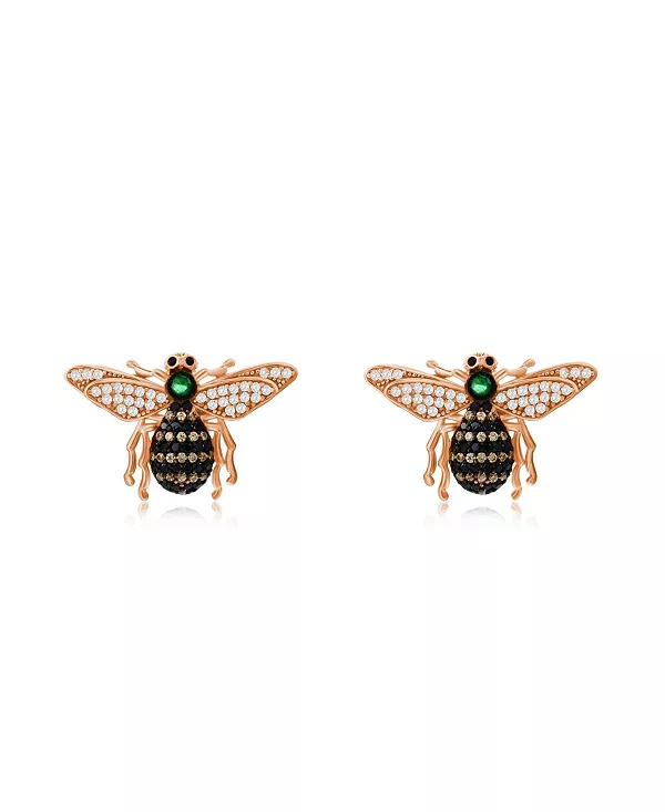Серьги в виде шмелей от Suzy Levian Rose из стерлингового серебра с кубическими цирконами Suzy Levian New York, brown
Серьги в виде шмелей от Suzy Levian Rose из стерлингового серебра с кубическими цирконами Suzy Levian New York, brown