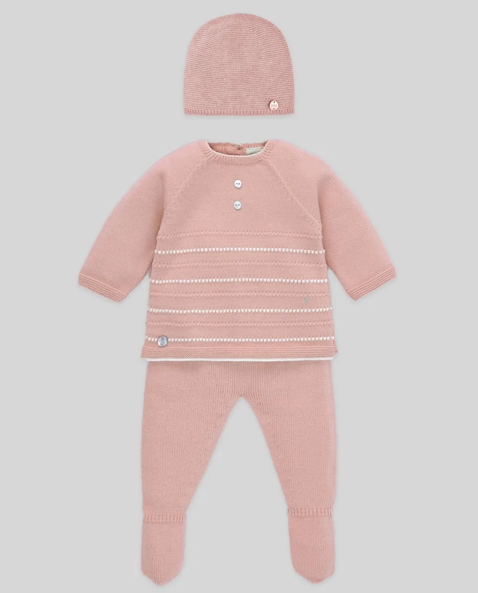 Комплект вязаной одежды для младенца, коллекция, подарок PAZ Rodríguez, пастельно-розовый
Комплект вязаной одежды для младенца, коллекция, подарок PAZ Rodríguez, пастельно-розовый