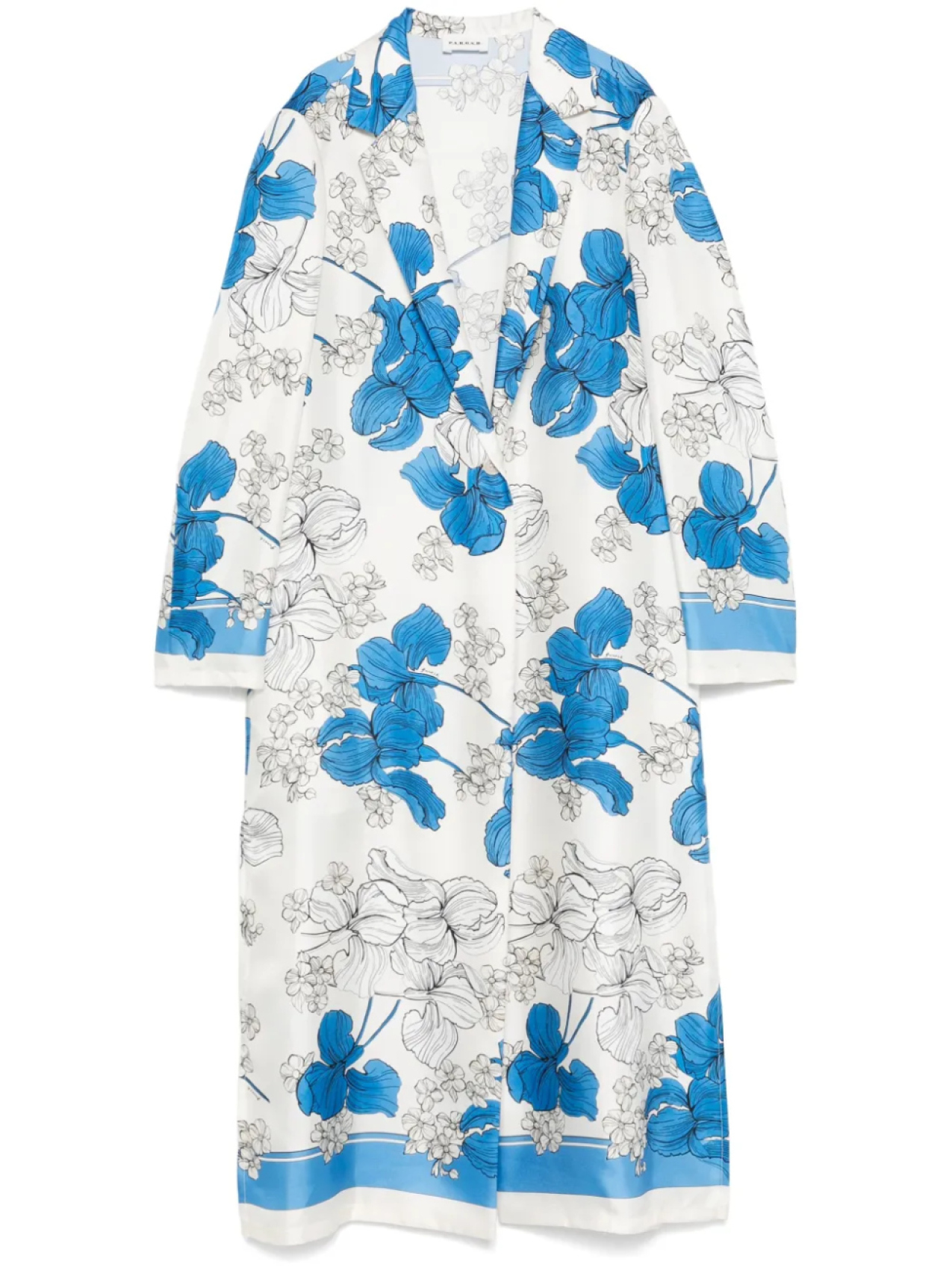 P.A.R.O.S.H. пальто с цветочным принтом, белый
P.A.R.O.S.H. пальто с цветочным принтом, белый