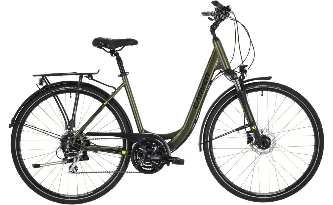 Треккинговый велосипед Carver Tour 110 - 28 дюймов - Tiefeinsteiger - 2024, цвет Grün|greenmetal black greenyellow, Черный, Треккинговый велосипед Carver Tour 110 - 28 дюймов - Tiefeinsteiger - 2024, цвет Grün|greenmetal black greenyellow
Треккинговый велосипед Carver Tour 110 - 28 дюймов - Tiefeinsteiger - 2024, цвет Grün|greenmetal black greenyellow, Черный, Треккинговый велосипед Carver Tour 110 - 28 дюймов - Tiefeinsteiger - 2024, цвет Grün|greenmetal black greenyellow