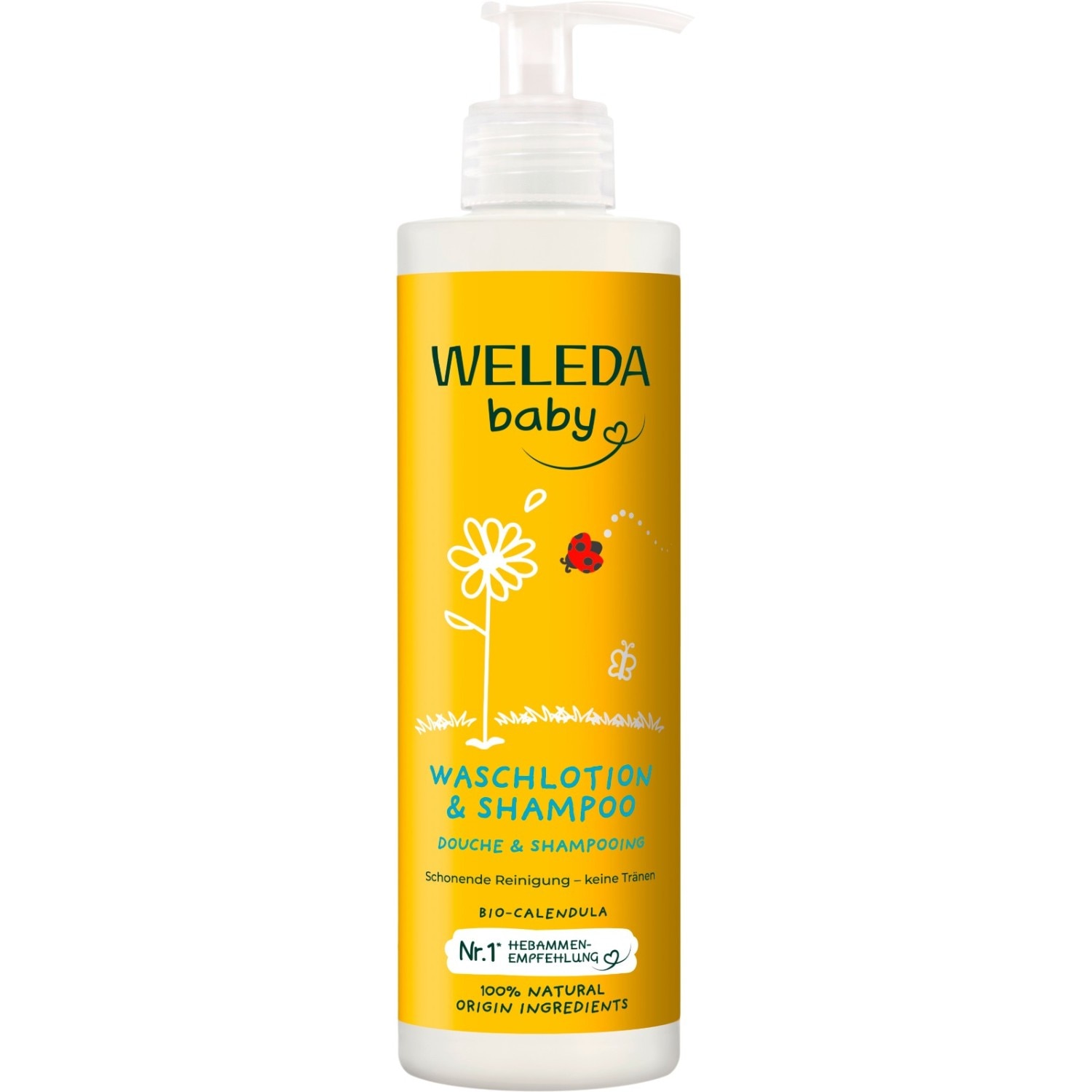 Гель для душа calendula waschlotion & shampoo Weleda, объем 400 мл
Гель для душа calendula waschlotion & shampoo Weleda, объем 400 мл