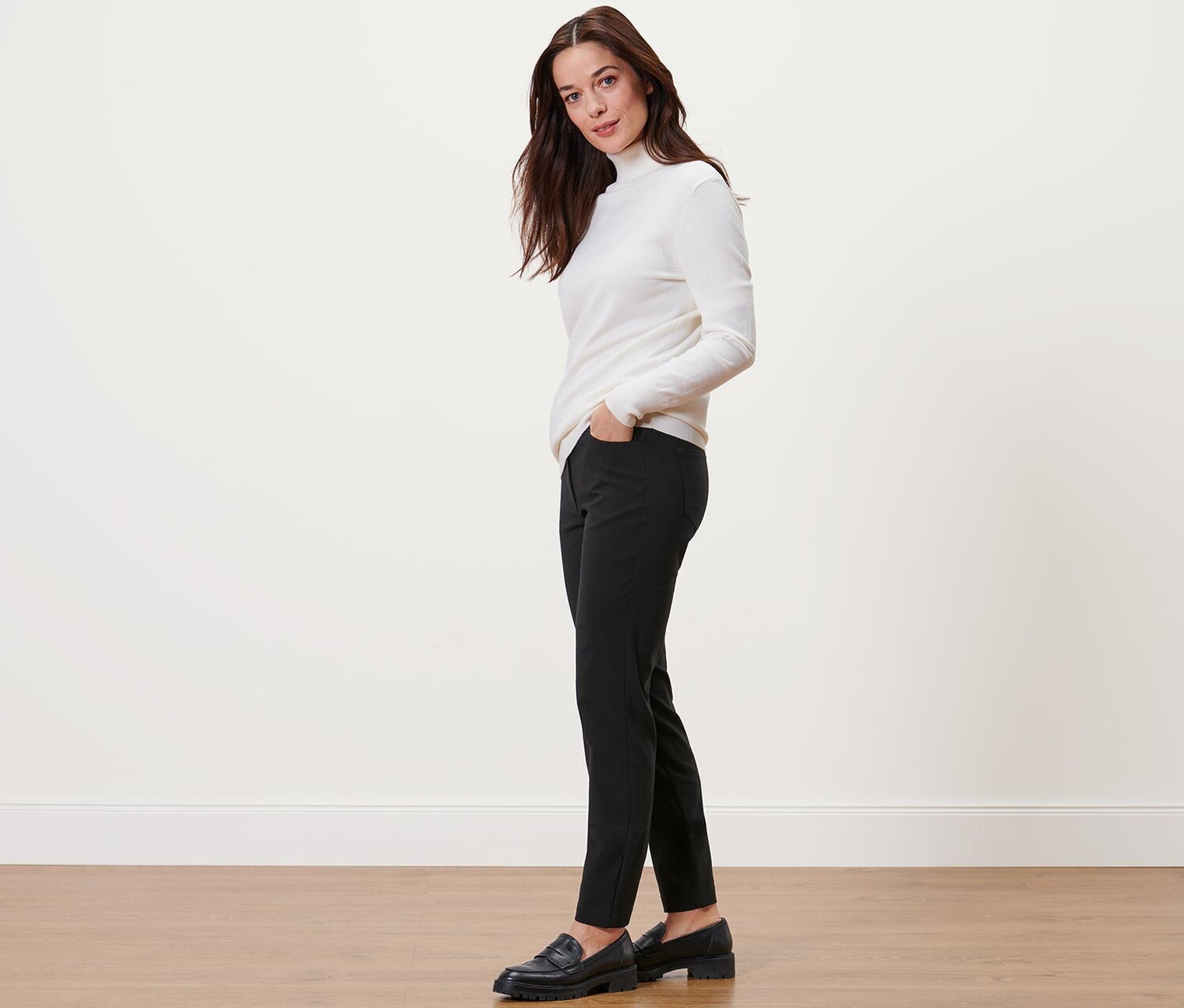 Бенгалинские брюки Tchibo, черный
Бенгалинские брюки Tchibo, черный