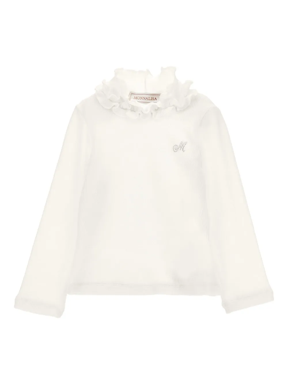 Джемпер в рубчик Monnalisa, белый
Джемпер в рубчик Monnalisa, белый