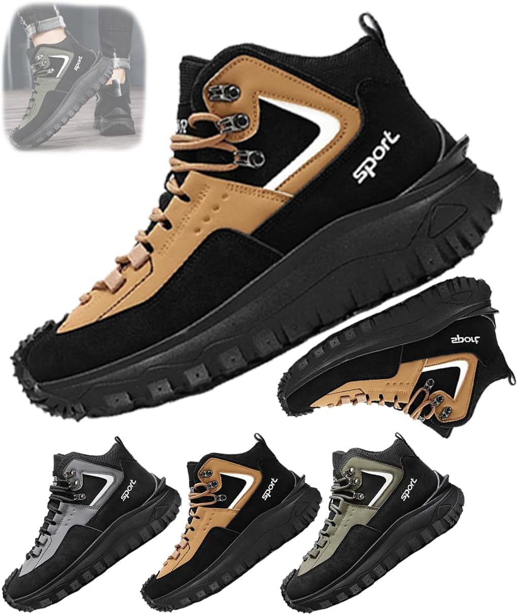 Мужские ботинки ортопедические, с противоскользящей подошвой, ударопрочные, с широкой носочной частью и поддержкой свода стопы, защитные походные туфли, модные кроссовки, спортивные, удобные, повседневные Generic, желтый
Мужские ботинки ортопедические, с противоскользящей подошвой, ударопрочные, с широкой носочной частью и поддержкой свода стопы, защитные походные туфли, модные кроссовки, спортивные, удобные, повседневные Generic, желтый