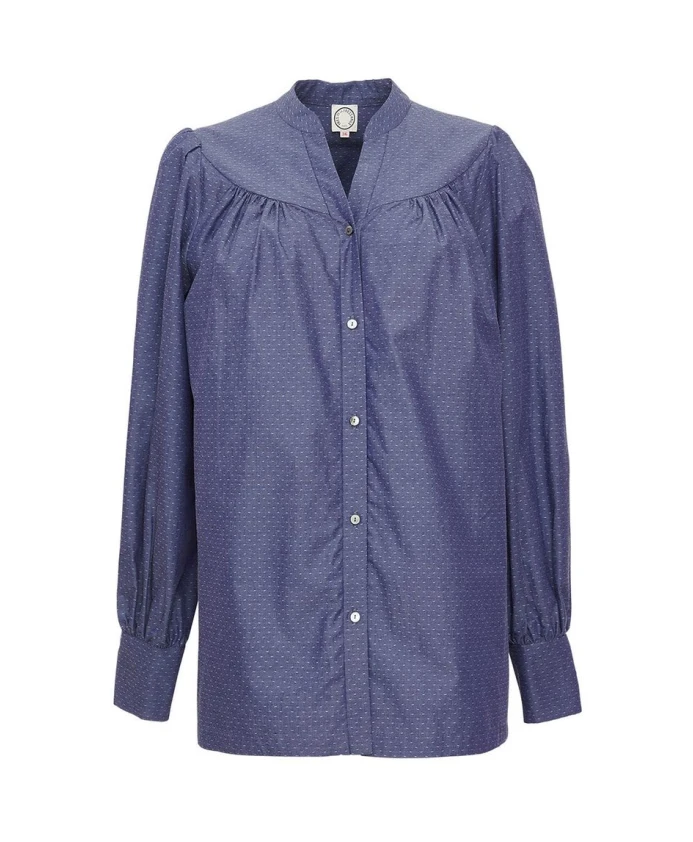 Джинсовая элегантная блузка Ines De La Fressange Paris, синий
Джинсовая элегантная блузка Ines De La Fressange Paris, синий