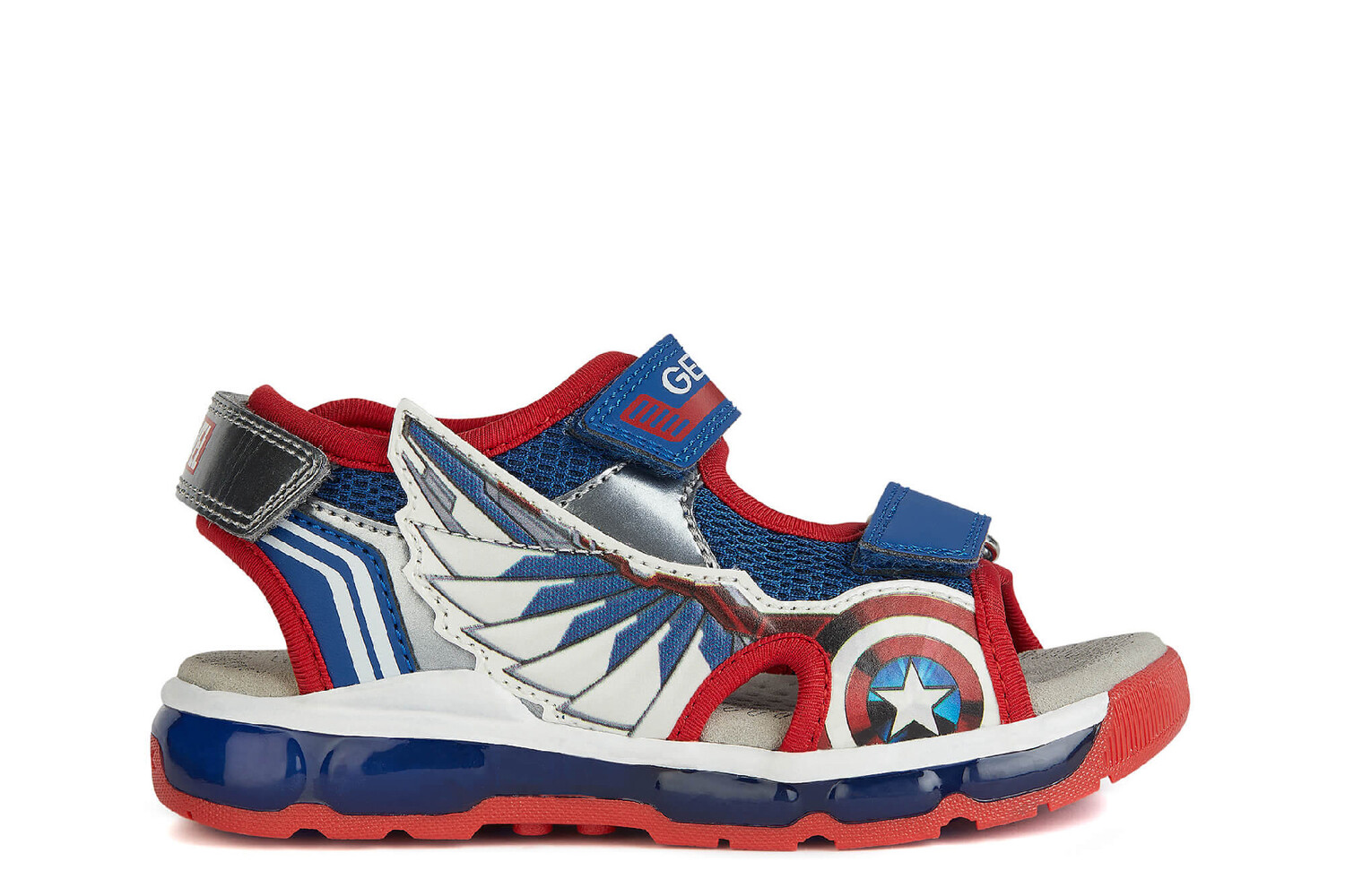 Сандалии с регулируемыми ремешками j Sandal android boy Geox, синий
Сандалии с регулируемыми ремешками j Sandal android boy Geox, синий