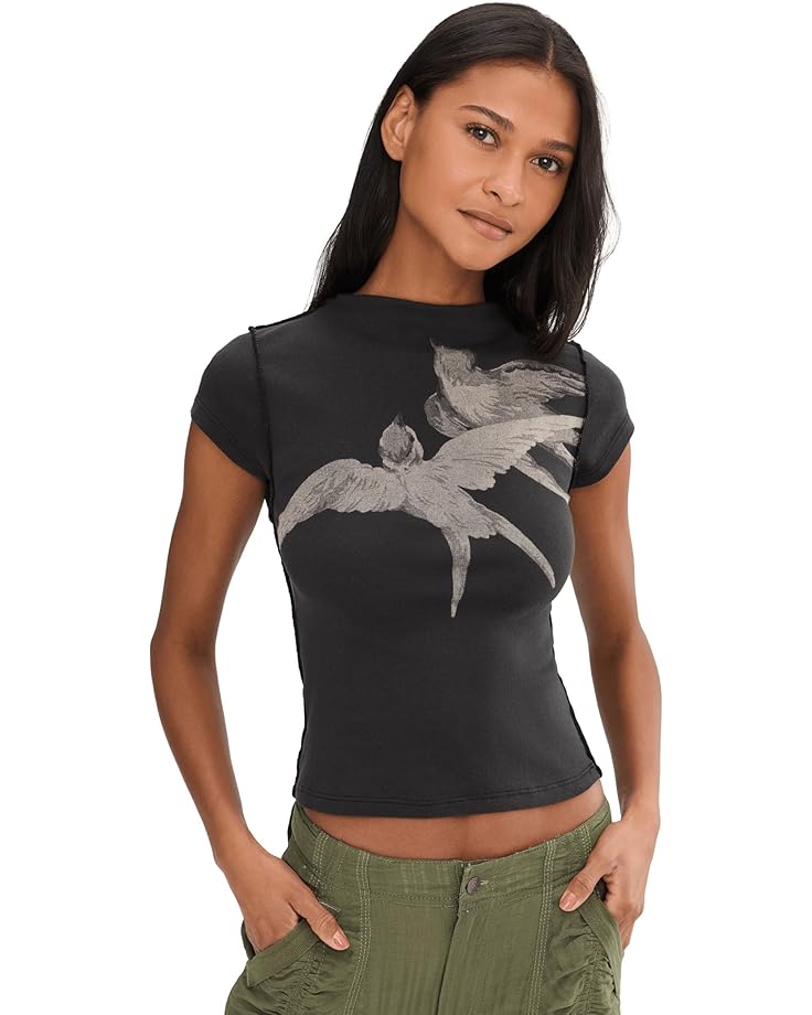 Женская футболка Free People Birds In Flight, Black
Женская футболка Free People Birds In Flight, Black