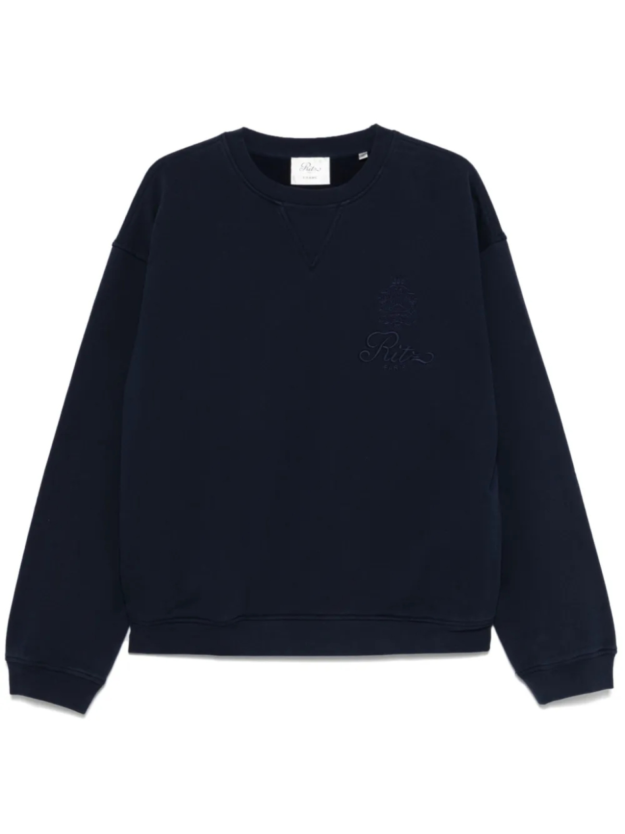 Толстовка с вышитым логотипом FRAME x Ritz Paris, синий
Толстовка с вышитым логотипом FRAME x Ritz Paris, синий
