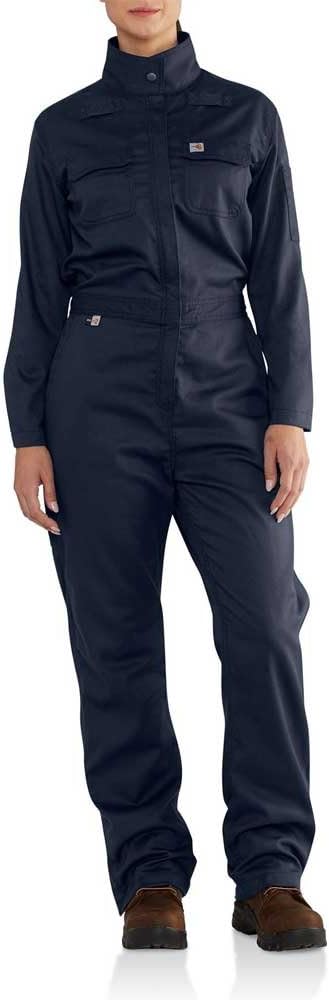 Carhartt женский огнестойкий Rugged Flex свободного покроя комбинезон из твила, Dark Navy
Carhartt женский огнестойкий Rugged Flex свободного покроя комбинезон из твила, Dark Navy