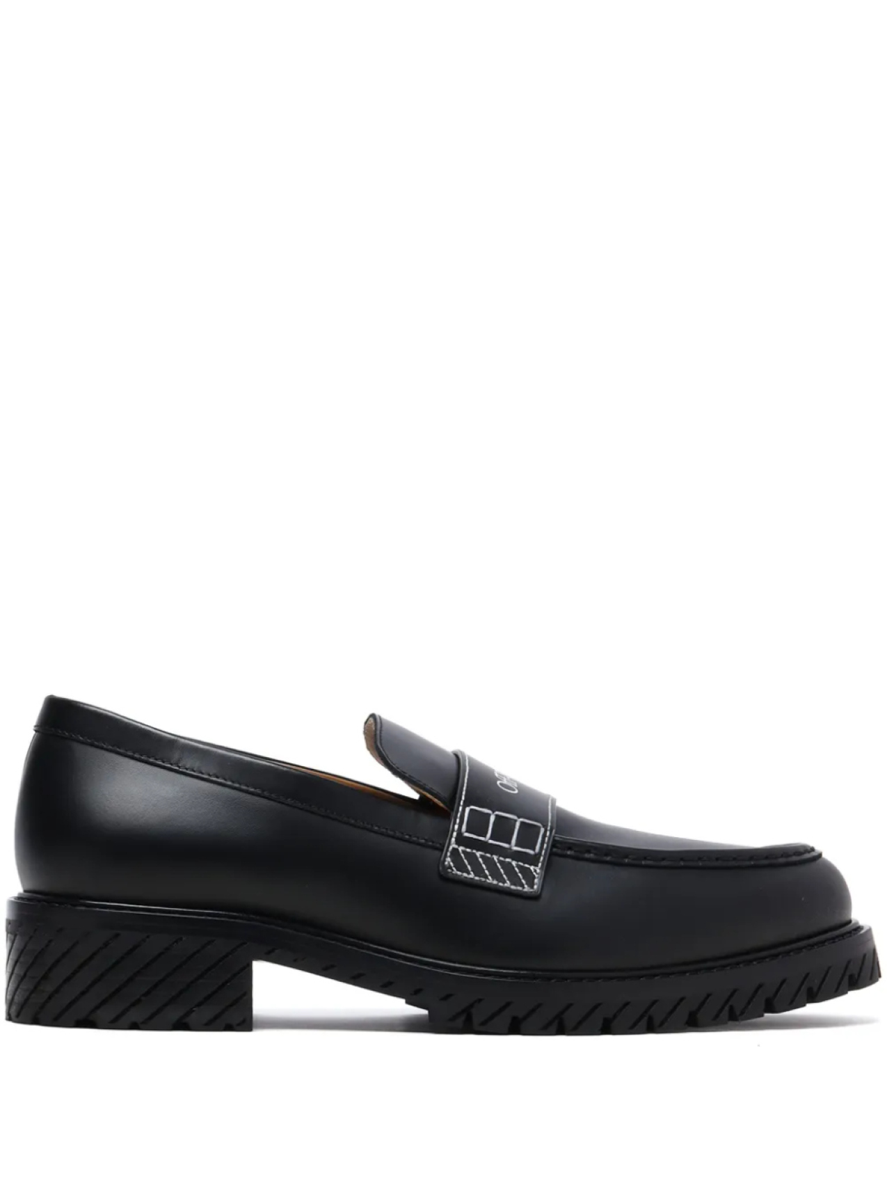 Off-White лоферы с логотипом, черный
Off-White лоферы с логотипом, черный