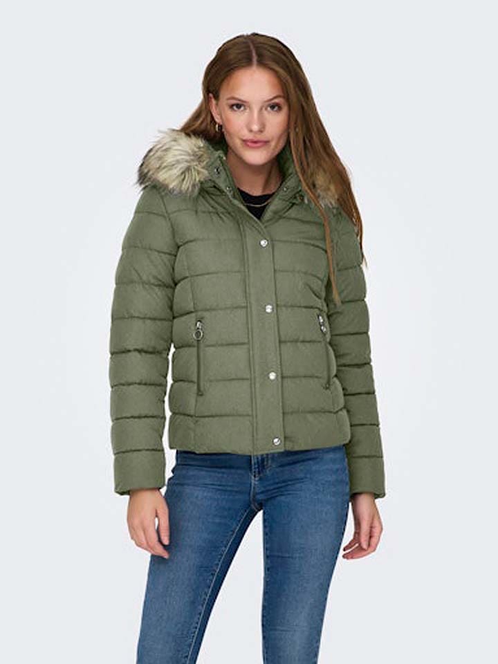 Стеганая куртка ONLY Steppjacke, зеленый
Стеганая куртка ONLY Steppjacke, зеленый