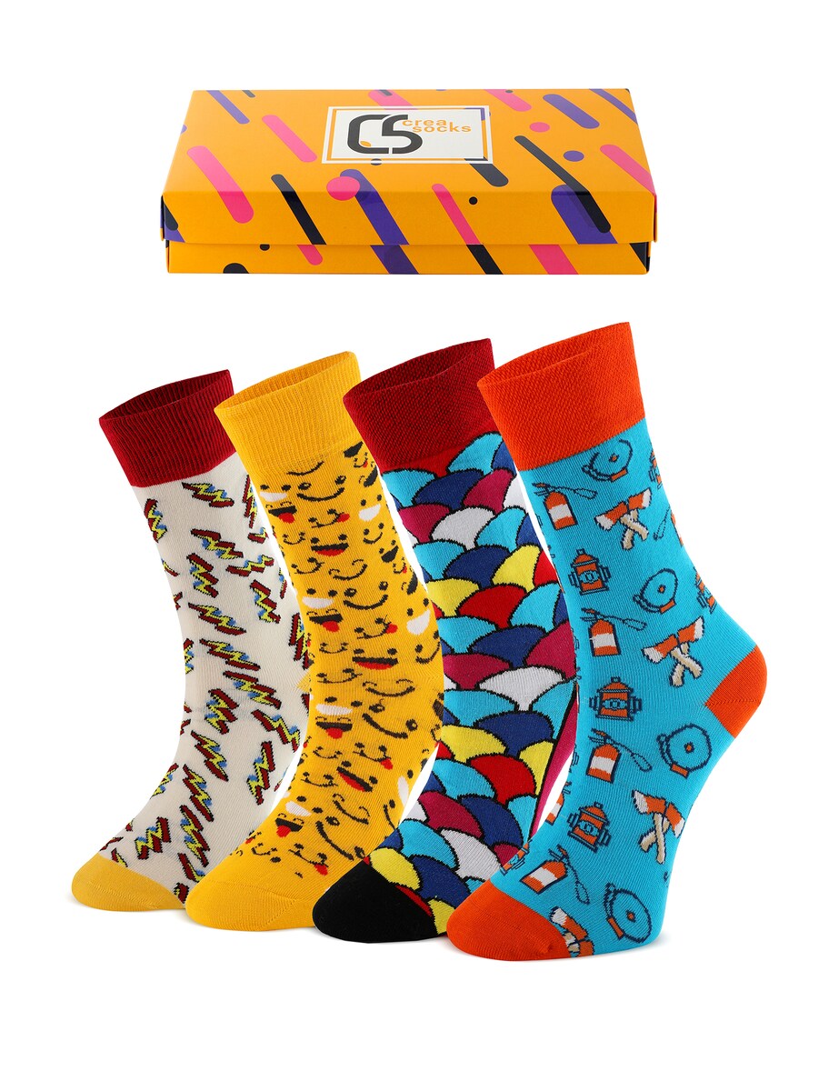Носки Crea Socks Bunt, разноцветный
Носки Crea Socks Bunt, разноцветный