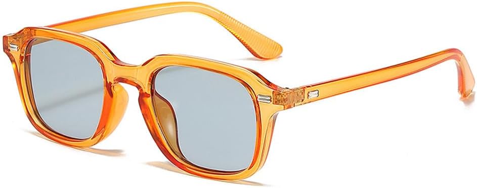 Квадратные солнцезащитные очки конфетных цветов для женщин, ретро-очки с заклепками для мужчин, модные оранжевые солнцезащитные очки с защитой от УФ-излучения UV400 WNCKSQ, Orange Light Gray
Квадратные солнцезащитные очки конфетных цветов для женщин, ретро-очки с заклепками для мужчин, модные оранжевые солнцезащитные очки с защитой от УФ-излучения UV400 WNCKSQ, Orange Light Gray