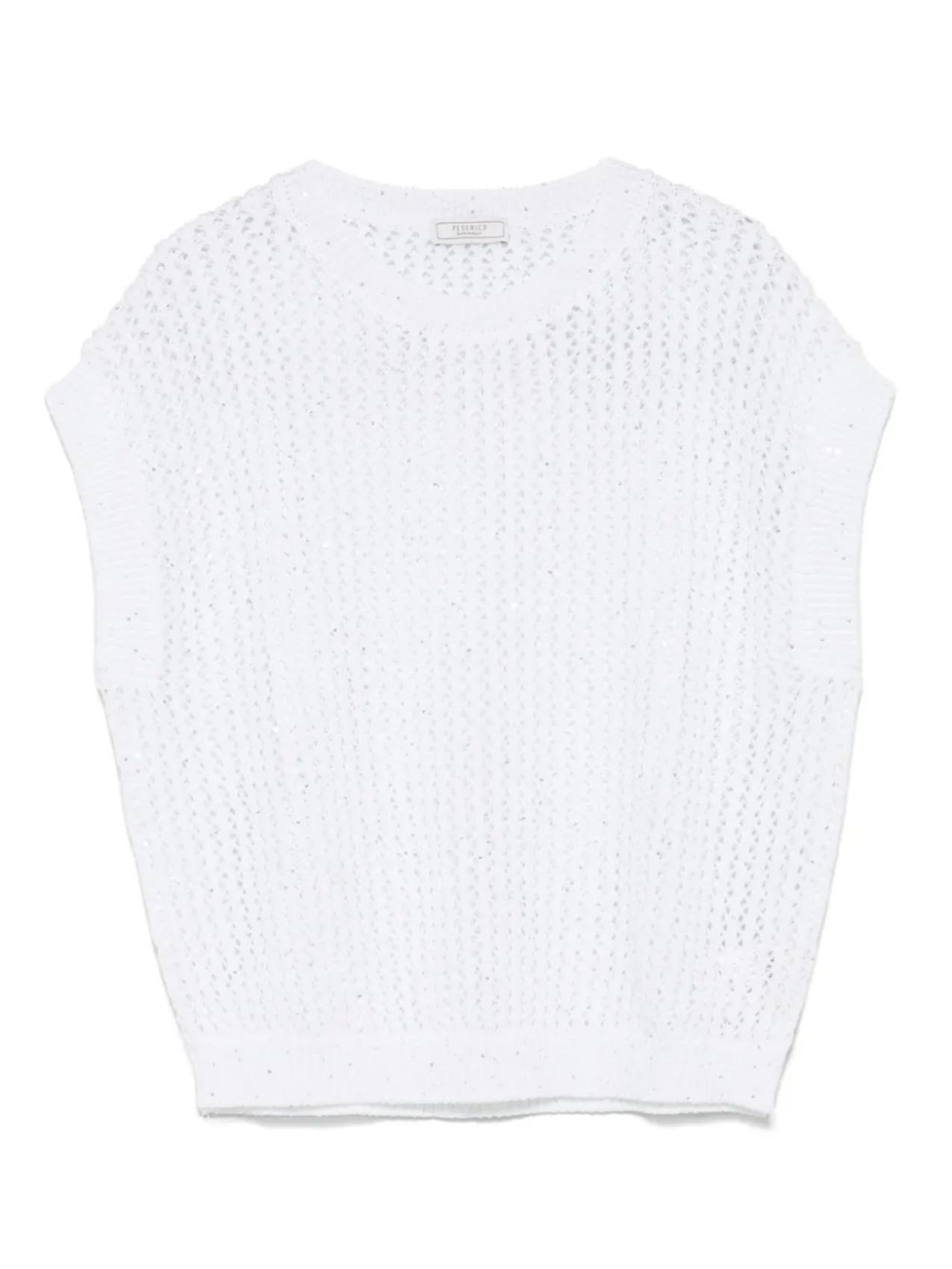 Жилет с пайетками Peserico, белый
Жилет с пайетками Peserico, белый