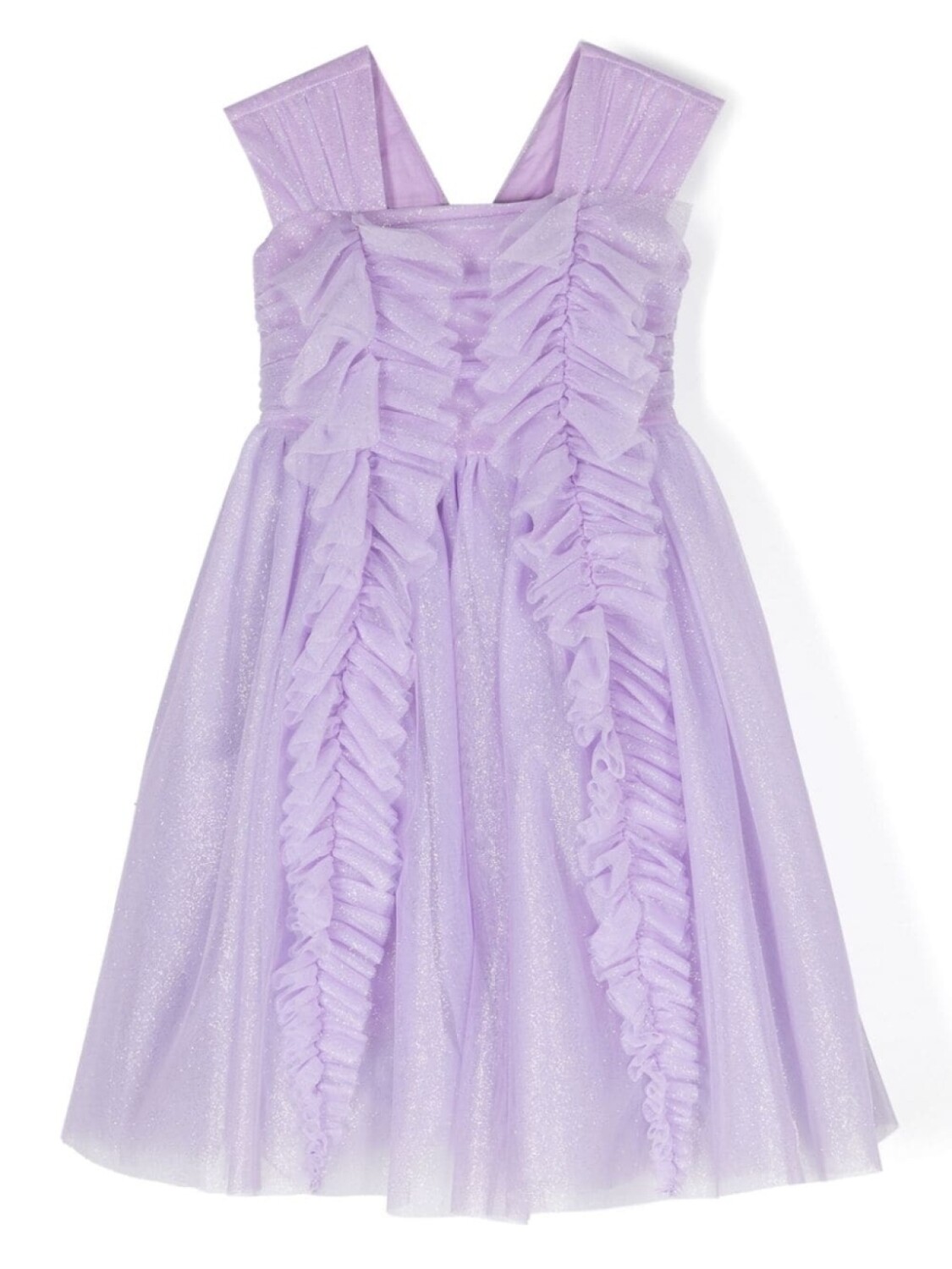 Monnalisa платье с оборками и блестками, фиолетовый
Monnalisa платье с оборками и блестками, фиолетовый