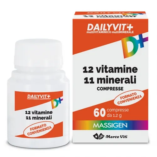 Massigen Dailyvit+ 60 мультивитаминных и мультиминеральных таблеток
Massigen Dailyvit+ 60 мультивитаминных и мультиминеральных таблеток