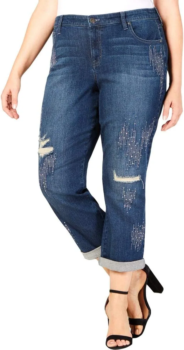 Style & Co. Женские джинсы Boyfriend Fit Frosty Shimmer
Style & Co. Женские джинсы Boyfriend Fit Frosty Shimmer