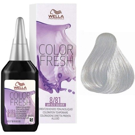 Color Fresh 8/81 Светлый блондин/Жемчужно-пепельный 75мл, Wella
Color Fresh 8/81 Светлый блондин/Жемчужно-пепельный 75мл, Wella