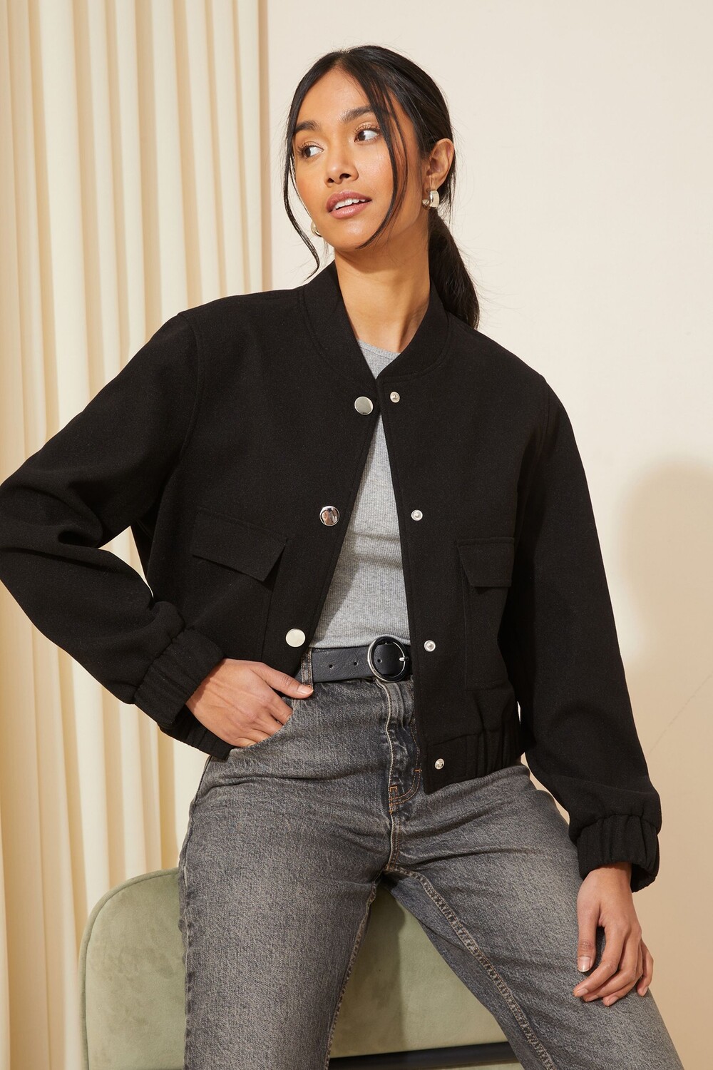 Шерстяной бомбер Friends Like These, черный
Шерстяной бомбер Friends Like These, черный