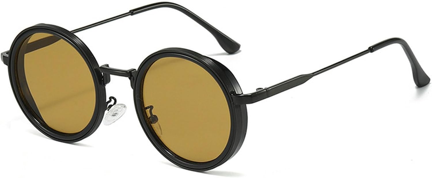 Мужские солнцезащитные очки в металлической оправе, круглые, в стиле панк, 2025 год, роскошные ретро-панк солнцезащитные очки для мужчин, модные очки для вождения, защита от ультрафиолета UV400 mincl, C4
Мужские солнцезащитные очки в металлической оправе, круглые, в стиле панк, 2025 год, роскошные ретро-панк солнцезащитные очки для мужчин, модные очки для вождения, защита от ультрафиолета UV400 mincl, C4