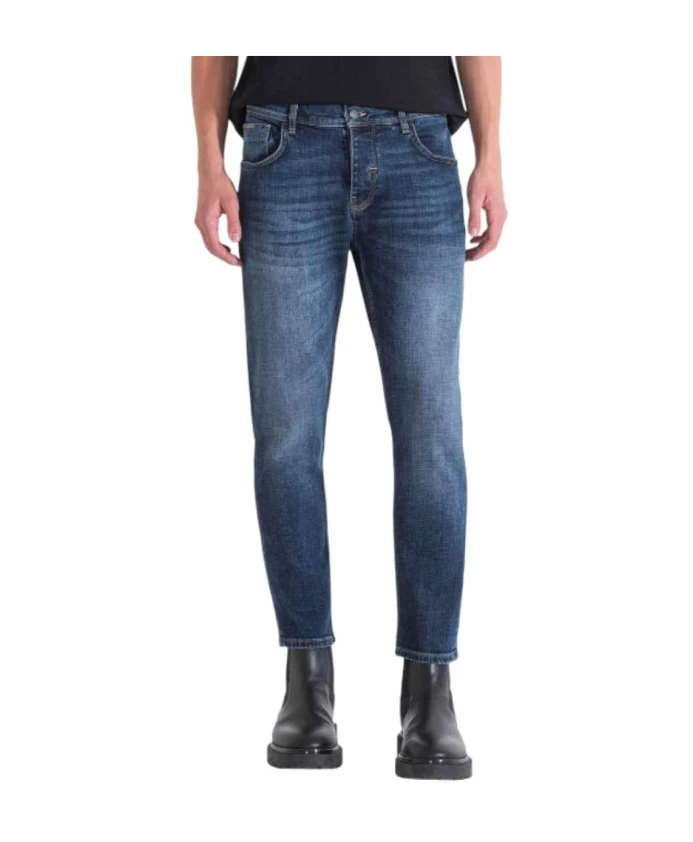 Брюки узкого кроя из хлопка аргон Antony Morato, синий
Брюки узкого кроя из хлопка аргон Antony Morato, синий