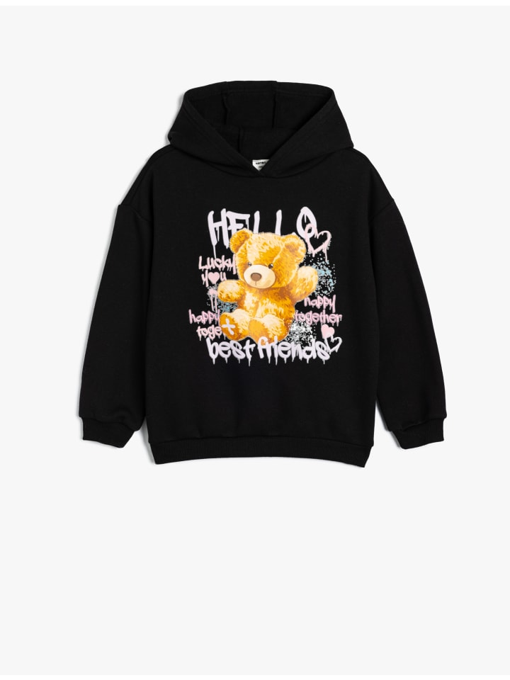 Толстовка KOTON Sweatshirt, черный 
Толстовка KOTON Sweatshirt, черный