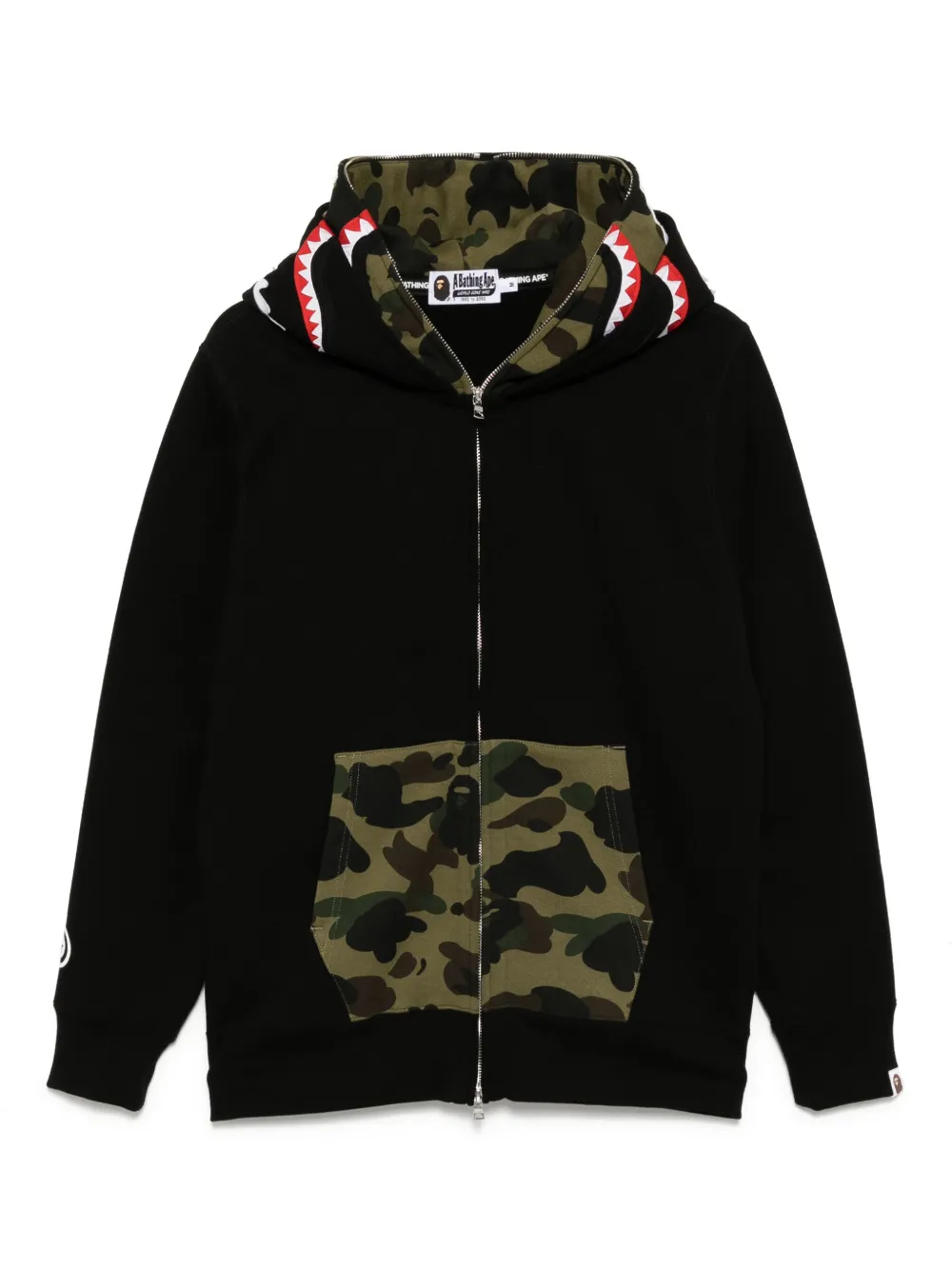 Худи на молнии A BATHING APE, черный
Худи на молнии A BATHING APE, черный
