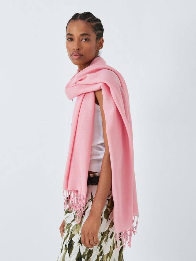 Шарф с бахромой из смеси шерсти John Lewis, розовый
Шарф с бахромой из смеси шерсти John Lewis, розовый