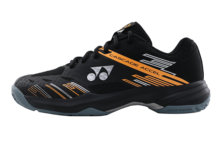 Амортизирующие противоскользящие и износостойкие дышащие кроссовки для бадмнитона мужские черные оранжевые YONEX
Амортизирующие противоскользящие и износостойкие дышащие кроссовки для бадмнитона мужские черные оранжевые YONEX
