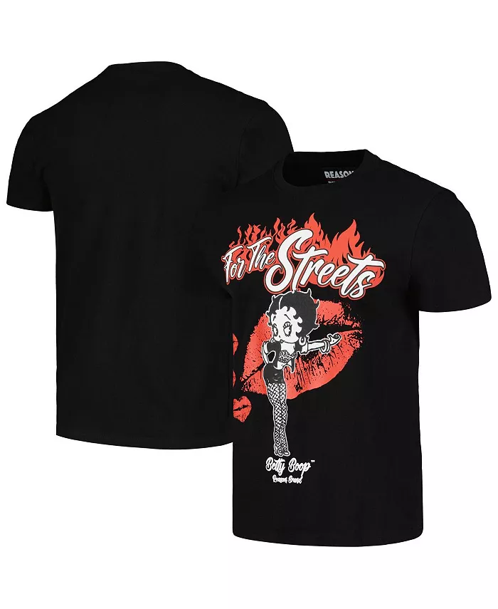 Мужская и женская черная футболка Betty Boop for the Streets Reason
Мужская и женская черная футболка Betty Boop for the Streets Reason