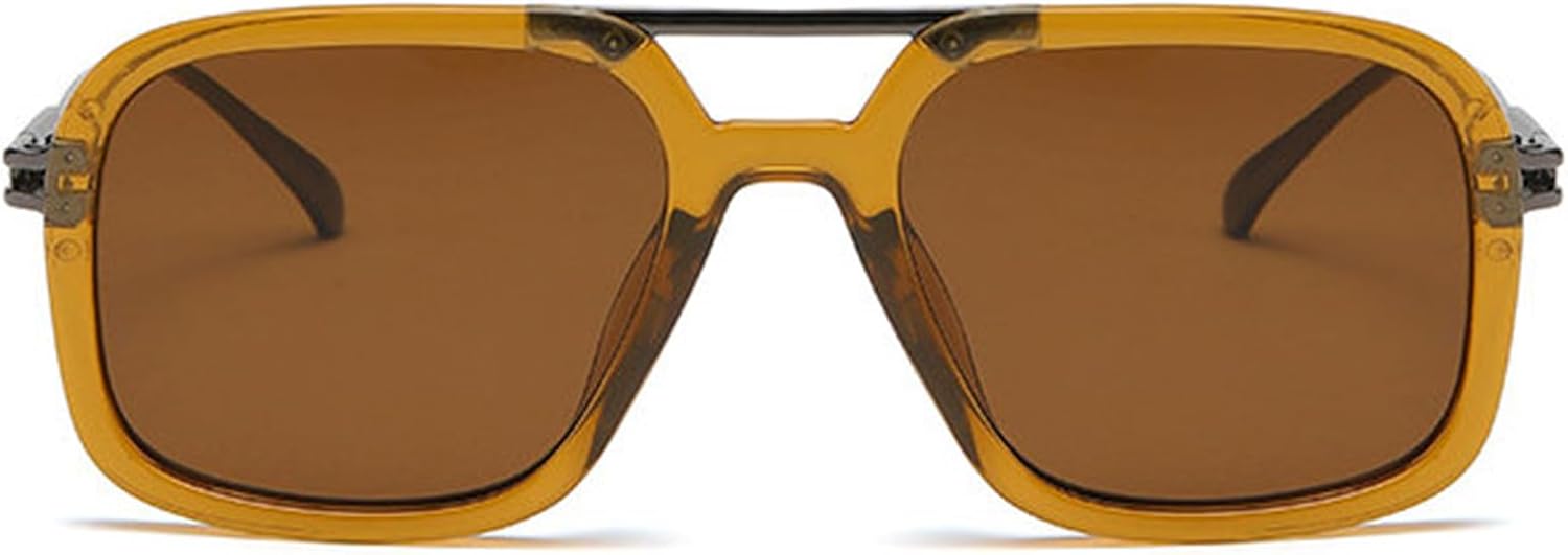 Willochra — большие квадратные солнцезащитные очки для женщин, винтажные модные металлические очки-пилоты с градиентным переходом цвета, мужские панк-очки для вождения с защитой от УФ-излучения UV400, C5
Willochra — большие квадратные солнцезащитные очки для женщин, винтажные модные металлические очки-пилоты с градиентным переходом цвета, мужские панк-очки для вождения с защитой от УФ-излучения UV400, C5