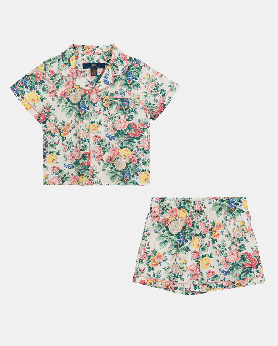 Комплект из топа и шорт с цветочным принтом для девочки Polo Ralph Lauren, цвет default
Комплект из топа и шорт с цветочным принтом для девочки Polo Ralph Lauren, цвет default