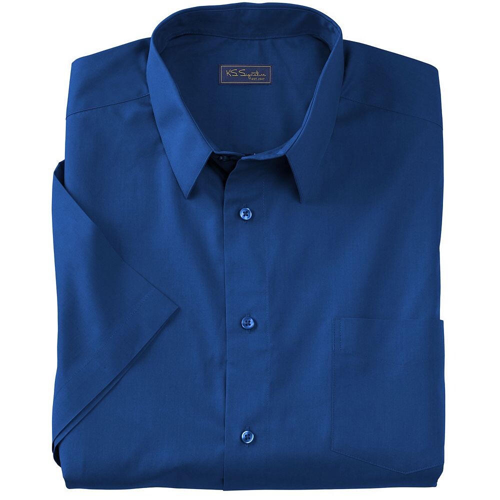 Мужская классическая рубашка без морщин с короткими рукавами для больших и высоких размеров Kingsize KingSize, цвет Midnight Navy
Мужская классическая рубашка без морщин с короткими рукавами для больших и высоких размеров Kingsize KingSize, цвет Midnight Navy