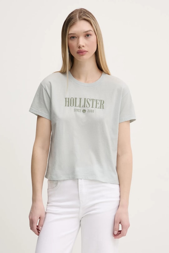Хлопковая футболка Hollister Co., серый
Хлопковая футболка Hollister Co., серый