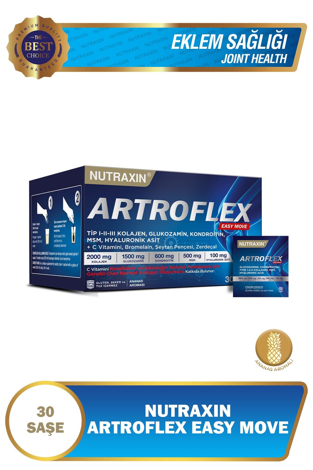 Nutraxin Artroflex Easy Move Sachet 30x6 Gr - Глюкозамин Здоровье коленного сустава
Nutraxin Artroflex Easy Move Sachet 30x6 Gr - Глюкозамин Здоровье коленного сустава