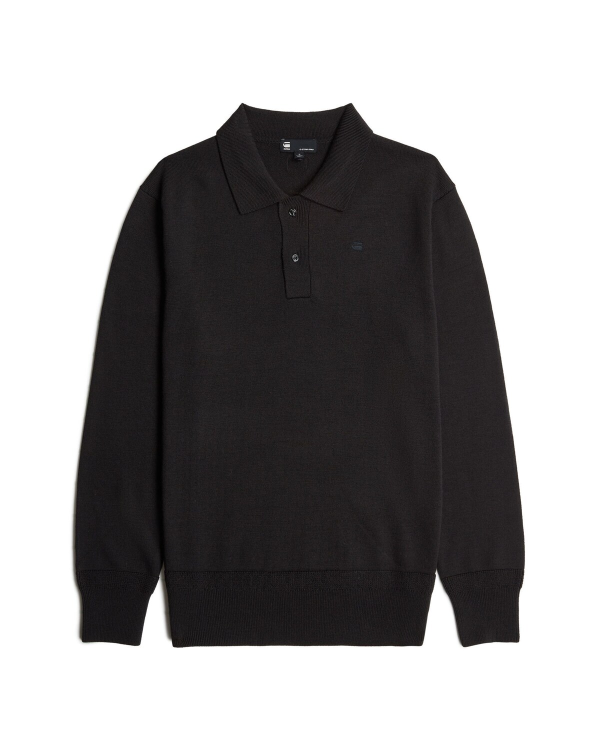 G-STAR Свитер 'Premium Core Dunda Polo Knit' в черном цвете
G-STAR Свитер 'Premium Core Dunda Polo Knit' в черном цвете