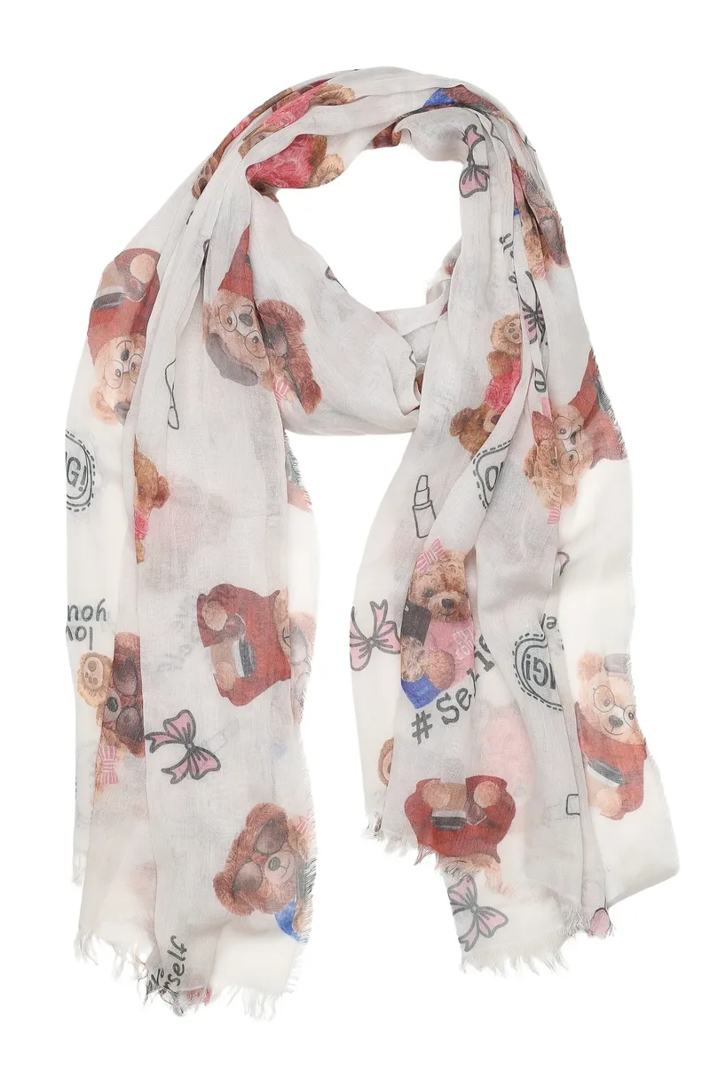 COLLEZIONE ALESSANDRO модный шарф "Тедди" с ярким принтом, бежевый
COLLEZIONE ALESSANDRO модный шарф "Тедди" с ярким принтом, бежевый