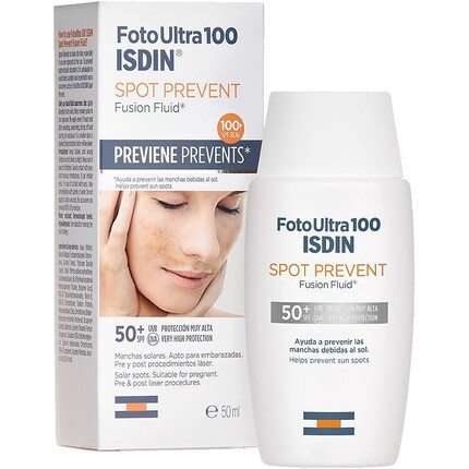 Fotoultra Spot Prevent Fusion Fluid Spf50+ 50мл, Isdin
Fotoultra Spot Prevent Fusion Fluid Spf50+ 50мл, Isdin