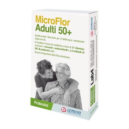 Microflor Adult 50+ Cemon 30 капсул Cemon Srl
Microflor Adult 50+ Cemon 30 капсул Cemon Srl