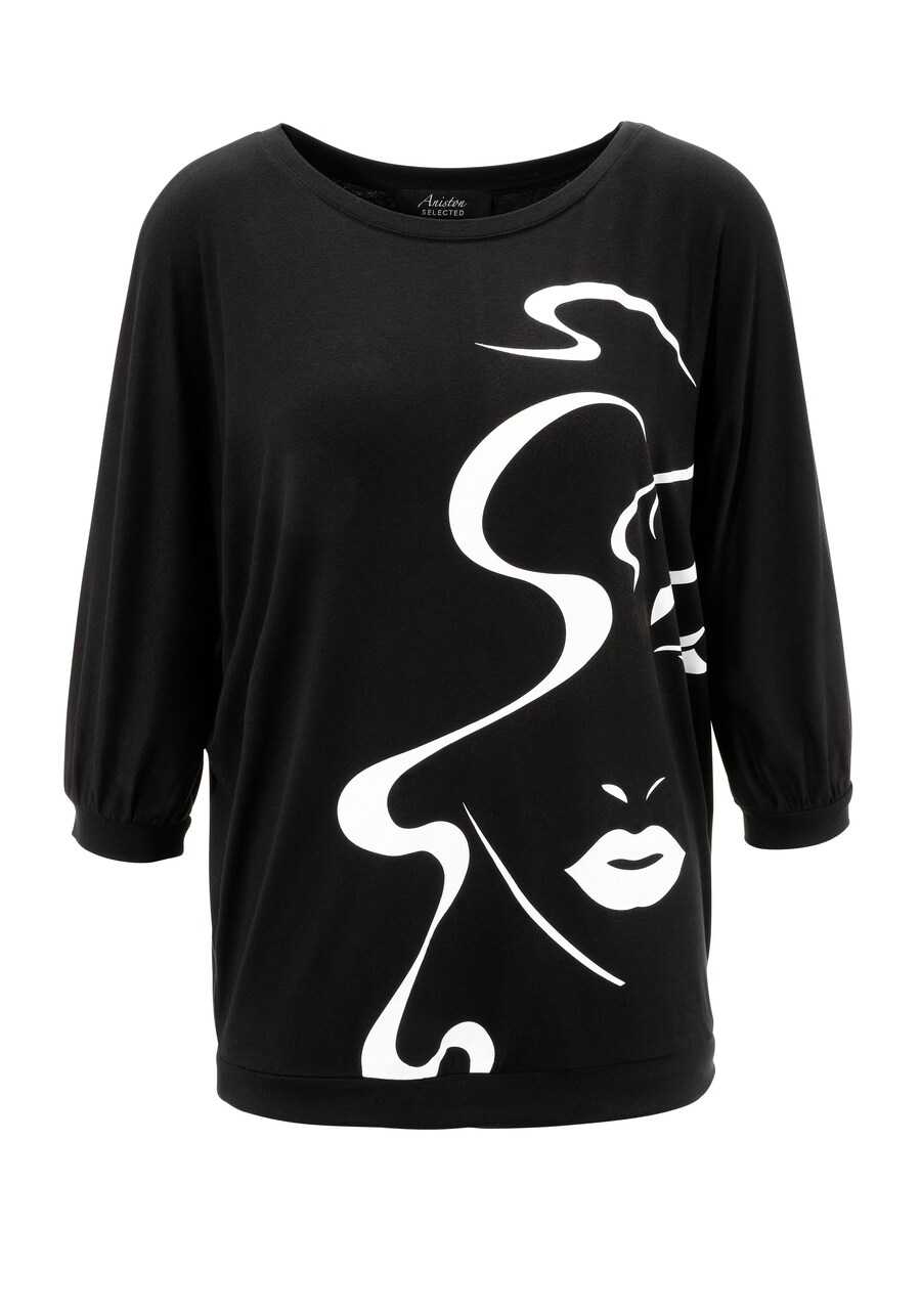Топ Aniston SELECTED Shirt, черный
Топ Aniston SELECTED Shirt, черный