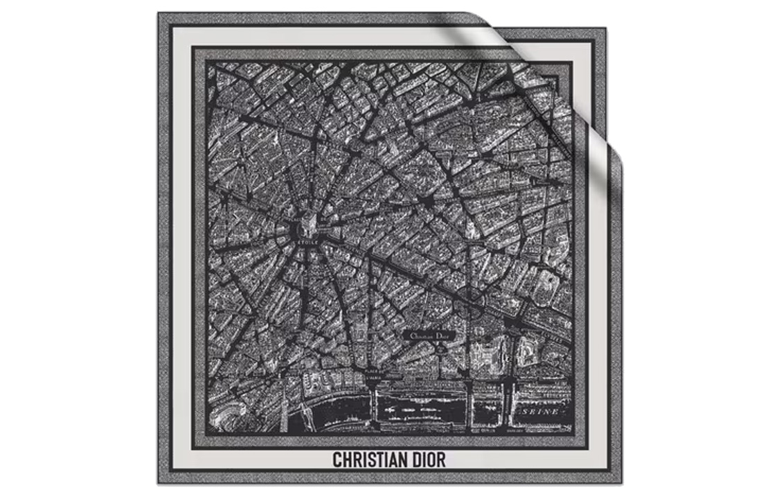 DIOR Шелковый шарф Women's Black, Black
DIOR Шелковый шарф Women's Black, Black