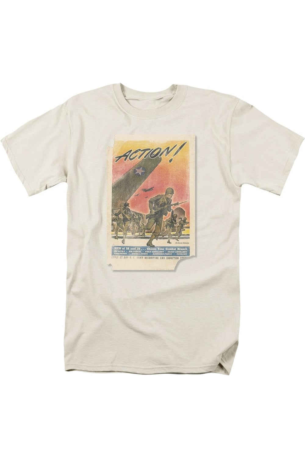 Футболка с коротким рукавом для взрослых с плакатом «Армия США» Gildan, кремовый
Футболка с коротким рукавом для взрослых с плакатом «Армия США» Gildan, кремовый