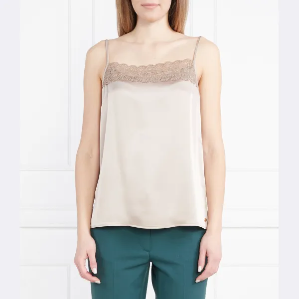 Топ стандартного кроя Marc Cain, коричневый 
Топ стандартного кроя Marc Cain, коричневый