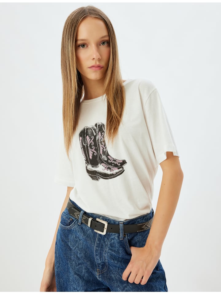 Футболка KOTON T-shirt, белый
Футболка KOTON T-shirt, белый