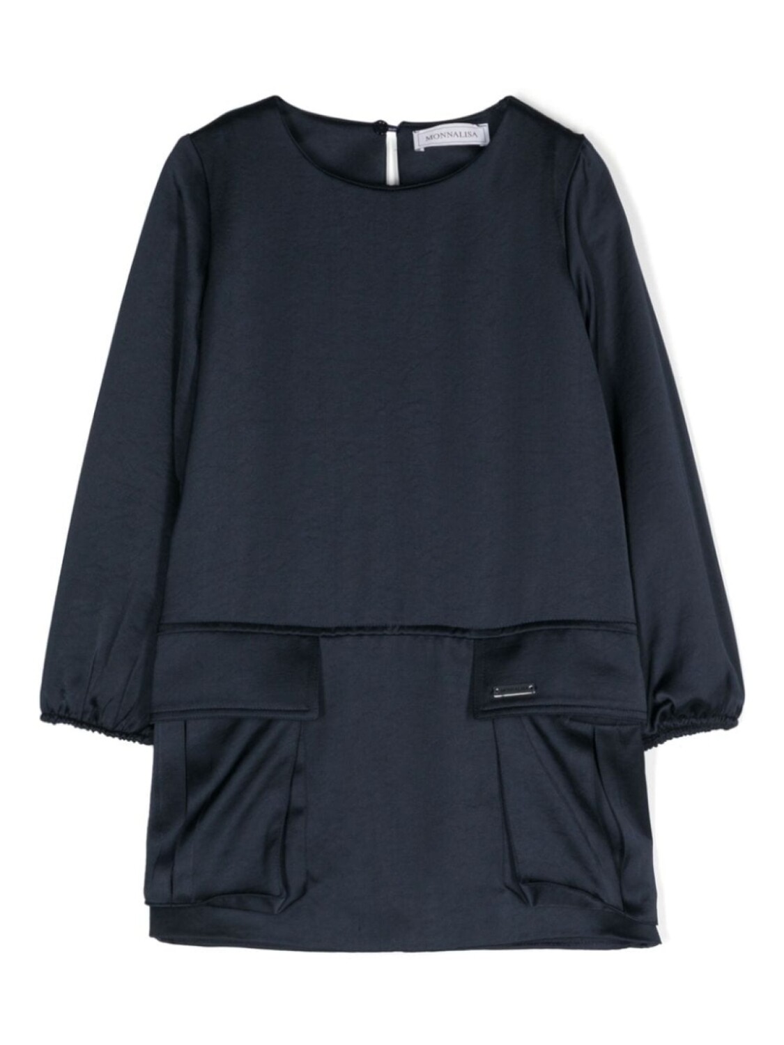 Платье мини с карманами карго Monnalisa, синий
Платье мини с карманами карго Monnalisa, синий