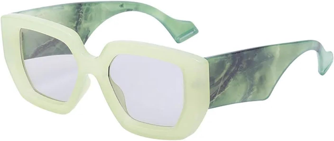 Солнцезащитные очки с защитой от УФ-излучения UV400 | Панк-очки в крупной оправе для женщин и мужчин | Для занятий спортом на открытом воздухе и вождения DSVIGF, Lightgreen
Солнцезащитные очки с защитой от УФ-излучения UV400 | Панк-очки в крупной оправе для женщин и мужчин | Для занятий спортом на открытом воздухе и вождения DSVIGF, Lightgreen