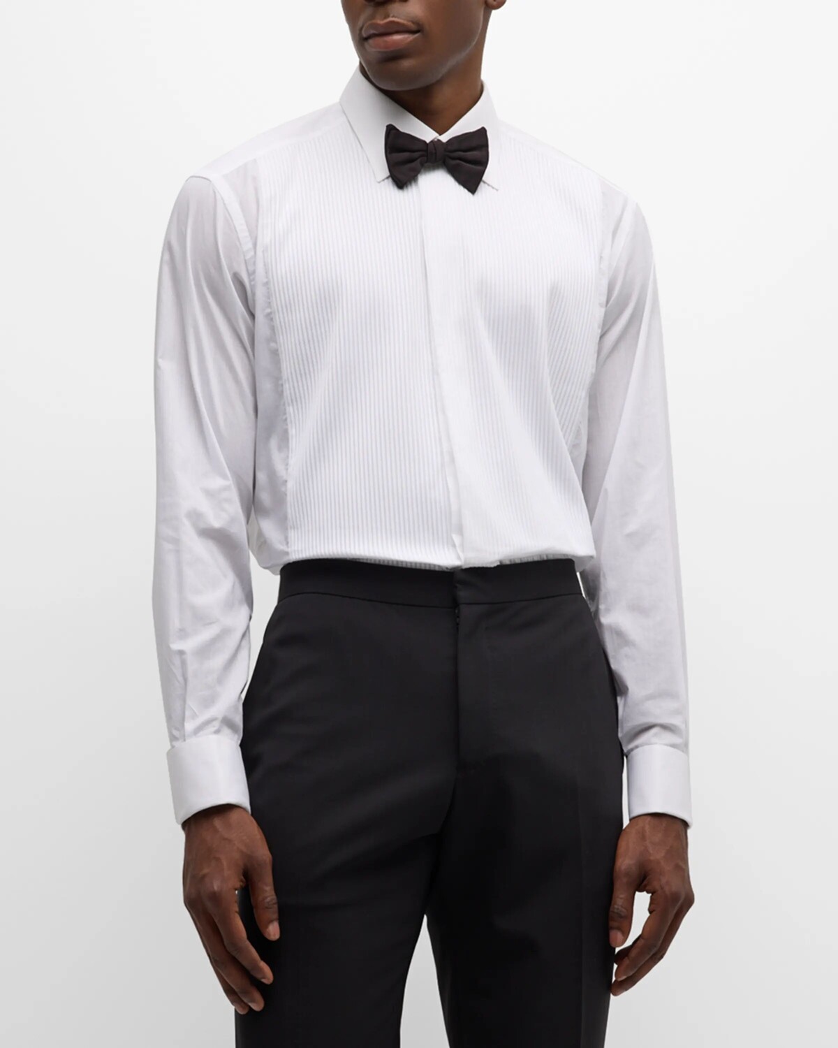 Классическая рубашка из плиссированного поплина с французскими манжетами Brioni, цвет White
Классическая рубашка из плиссированного поплина с французскими манжетами Brioni, цвет White